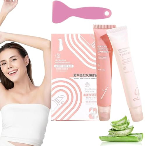 Ampltulastd Hair Removal Cream, Virallush Haarentfernungscreme, Gesichts Enthaarungscreme, Schnelle Haarentfernung Creme Gesicht Haarentfernung für Frauen, Enthaarungscreme für alle Hauttypen