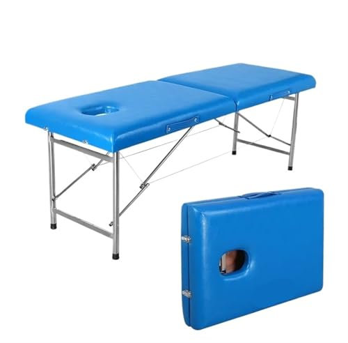 Tragbares Massagebett, tragbares Massagebett, faltbare Massagebetten, professionelle Kosmetikliege, Schönheitstisch, kostengünstige tragbare Kosmetikliege, Klinik, zusammenklappbar (180 x 60