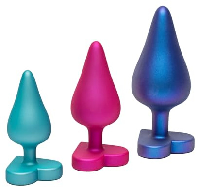 ROMP Luster Set de Plugs Anales | Kit de Inicio de Juego Anal de Silicona | Juguetes Anales para Principiantes | Set de Iniciación para Estimulación de la Próstata | Juguetes Sexuales para Adultos