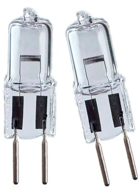 JZLBBC GY6.35 100W Lampadina alogena 12V GY6.35 20W Lampadine a capsula trasparente 2 pin bianco caldo per illuminazione domestica, accessori per lampade 1 PCS 75W