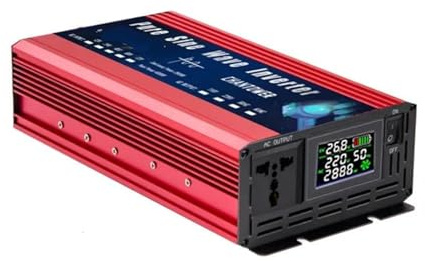 Onda Sinusoidale Convertitore Corrente 12V 220V 24V 110V 5000W 2000W 3000W 4000W DC-AC Convertitore Tensione Alimentazione Portatile Car Solar Inverter Onda Sinusoidale(24V,220V 60HZ,3000W)