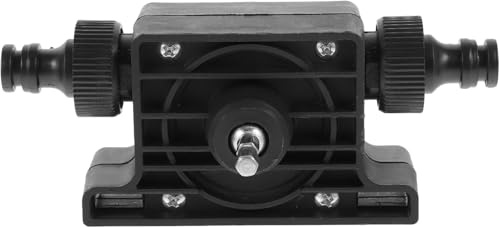 Zerodeko Mini Pompe à Eau Auto-amorçante Électrique Portable pour Perceuse, Petite Pompe de Transfert Compatible Eau Douce et Huile, Compacte et Pratique pour Usage Domestique et Extérieur