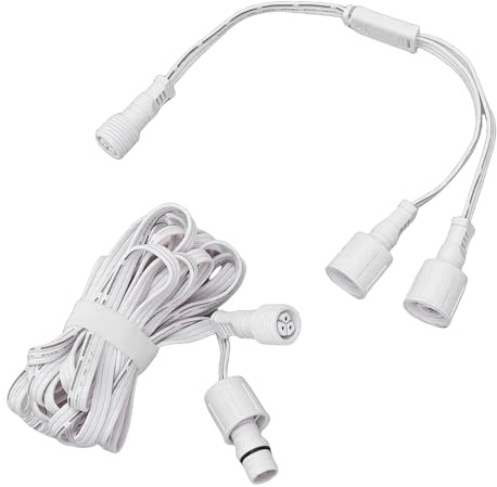 Marhynchus Câble D'extension de Lumière 16 Pieds IP68 E26 E27, Douille D'ampoule avec Interrupteur Marche/arrêt pour éclairage Suspendu E22 S4 dans la Cuisine, la Chambre à Coucher et