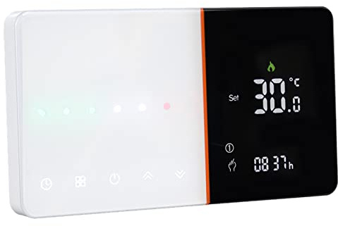 Stylebest Smart Wifi-termostat Programmerbar med Röststyrning för Gaspanna Hemmabruk Vit 131x75x13,6 Mm