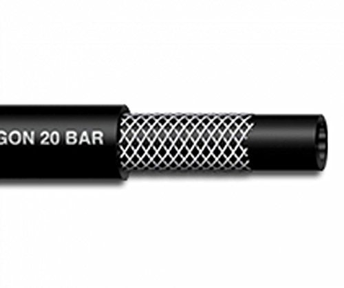 TUBO ARIA COMPRESSA X COMPRESSORE 20 bar FLESSIBILE RETINATO 6X14 mm AL METRO