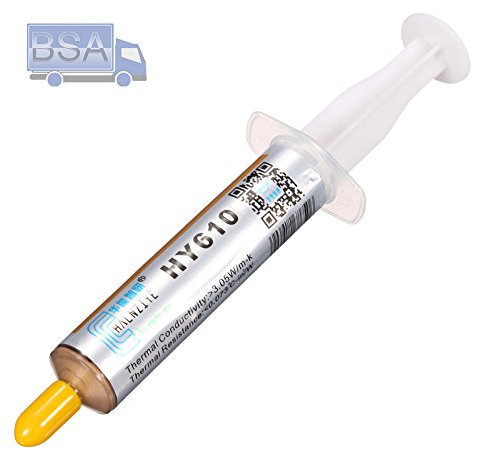halnziye 5 X Pasta Térmica para CPU hy610 5 G Oro 3.05 W/router Thermal Grease X