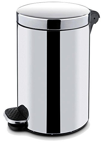 Pattumiera a pedale, 20 l, finitura lucida