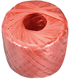 Rebower polyester nylonrep [för bokpaketerad packning gör-det-själv] – 200 m/656 fot/1 rulle röd