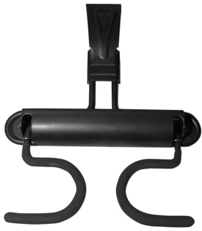 Green IT - Gancho doble para herramientas, soporte de pared de metal para sistema de rack, compatible con sistema de rieles de guía, color negro