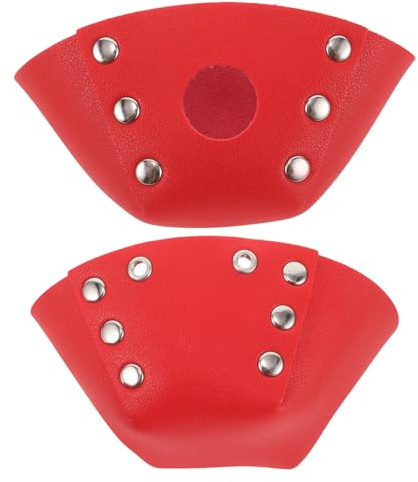 YARNOW Protège-Orteils Amovibles pour Patins à roulettes Embouts en Polyuréthane Rouge Lot de 2 Pièces Accessoires de Protection pour Skate Compatibles Homme et Femme Protection