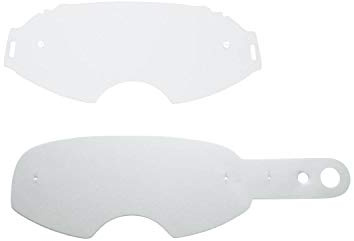 SeeCle 416014 Combo-Linsen mit klaren Gläsern mit 10 Abreißen, kompatibel mit Oakley Airbrake Flat Mask, farblos, einzigartig