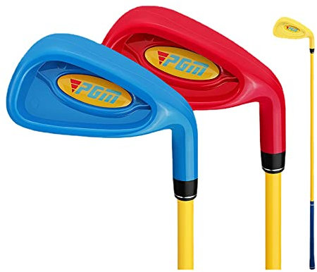 Perfect Beginner Kids Golf Club, 7# Iron Golf for 2-5 Year Old Baby, Toddler Golf Irons with Carbon Driver (for 2-3Y,Red)