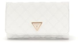 GUESS Giully Mini Xbody Flap Organizer White