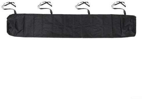 Mantente protegido con esta fiable funda impermeable para toldo de patio (negro de 2,5 m)