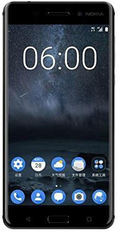 Nokia 6 Smartphone Size 5.5 Inch/13.97 cm Full HD Screen, 32 GB Android Nougat Black (Renewed)