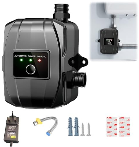 Pompe d'augmentation de pression 24 V automatique | Pompe d'augmentation de l'eau domestique mini pompe de douche chaude et froide pour l'eau du robinet,salle de