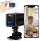 Chujianxi Telecamera Spia,Aggiornato 4K Mini Telecamera Spia Nascosta,Sicurezza Camera Wifi Interno Senza Fili per Casa,Microcamera Videocamera con Audio,Batteria da 3000mAH,Visione Notturna
