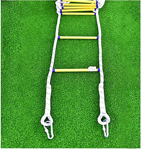 Emergency ladder, Fire Escape Ladder, Fire Escape Rope Ladder Soft Anti-Slip and Reusable Escape Ladder, Emergency Fire Escape Ladder for Windows and Balcony/15M