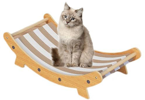 Cama Rascador para Gatos Scratch Lounge | Protector De Muebles Sillon Rascador Dos En - Juguete Resistente para Gatos Proteccion Esquinera Salon Dormitorio Balcón
