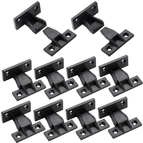 10 PCS Plinth Clips, Bath Panel Fixings Clips, Kitchen Kickboard Clips, Applicable Toquick Fitting Furniture Panel Board Connector for Kitchen Cabinets Wardrobe Bed Table