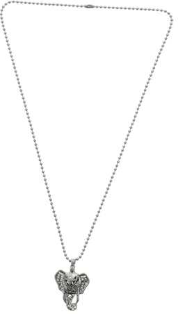 WOFASHPURET Aromatherapie Halskette mit Elefanten Anhänger Ätherischer Öl Diffusor Choker mit Vulkanstein Perle Wiederverwendbarer Parfüm Locket für Damen Geschenk mit Spiritueller Bedeutung