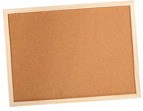 Cabilock Kork pinnwand mit Holzrahmen Kleine Memo Bulletin tafel für Büro und Zuhause Dekoratives Display board zum Beschriften und Befestigen von Fotos und Notizen