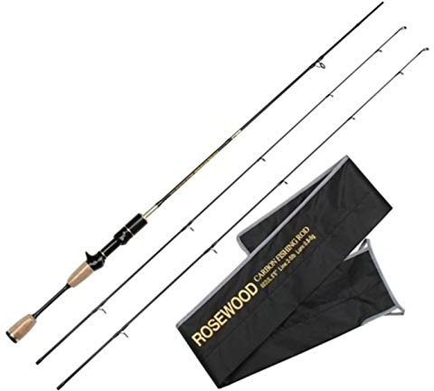 Angelrute,Teleskopruten Karpfenrute Spinnrute 1.8m 0.8-5g Köder Gewicht Ultra Light Rod 2-5LB Linie Angelruten(Casting Rod)