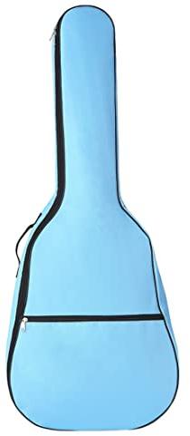 Grtheenumb Gitarrentasche|Gitarrentasche, Akustik-Klassik-Gig, volle Größe, 40 41 Zoll, gepolsterte, wasserdichte Schutzhülle, Blau