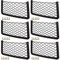 MIVIDE 6 Pack 36x18CM Storage Nets for Campervans, Cargo Nets for Van, Elastic Mesh Car Storage Net, Campervan Storage Net, Trunk Car Storage Solutions Accessories for Phone Storage