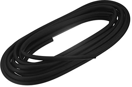 sourcing map 1 Stück Aquarium Schlauch, (ID:4mm,OD:6mm) Silikonschlauch Luftschlauch Belüfterschlauch für Teiche und Aquarien Schlauch Rolle - Schwarz