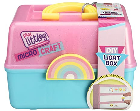 Cefa Toys - Real Littles Mini coffres d'activités boîte à lumière, couleur bleu et violet (00257)