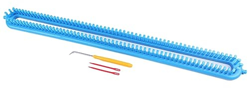 JISADER Schal-Herstellungs-Webstuhl, rechteckiger Strick-Webstuhl, Strickgerät, Schal-Strickgerät für Schals, 58CM