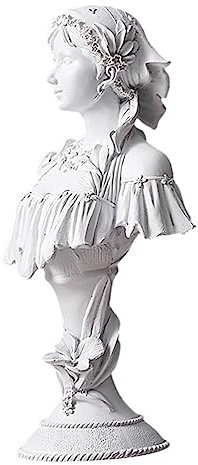 FUNOMOCYA Statua Dea Del Giardino in Resina Donna Con Vaso Scultura Decorativa Da Esterno e Interno Ornamentazione Unica Per Desktop e Spazi Abitativi