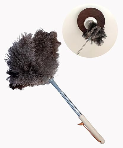 Ostrich feather dust collector, household dust removal tool, South African ostrich feather dust removal tool.
