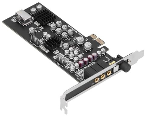 Sound Card, AXF-8 Professional Internal, External Components External Sound Cards Sound Card Digital Coaxial Audio Module PCI‑E DTS 7.1, Soundcard
