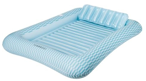 Flamingueo Materassino Gonfiabile - Gonfiabile Mare, Gonfiabili Piscina, Materassino Mare, Lettino Mare, Accessori Piscina (205 x 140 x 38 cm)