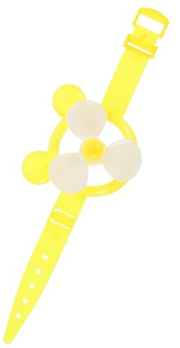 Watch Design Fan Mini da Polso USB Ricaricabile in Plastico | Festa Estiva Festa Scuola Decor, Ventilatore USB Portatile per Bambini, Cartoon Fan Compatto Colore Casuale