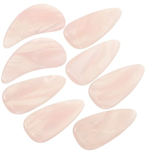 CIMAXIC 8stücke Guzheng-nagel-fingerpicks Saiteninstrument Harz-zelluloid-fingerspitzen-picks Nagelschutz Gitarre Kleines Schutzwerkzeug Für Zither-musikinstrument