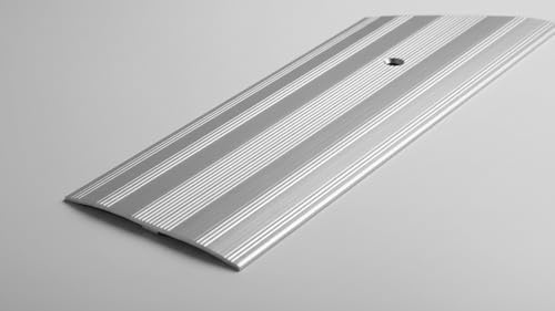 61mm Extra Wide Metal Doorbar Cover Strip/Trim (Silver)