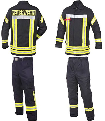 Novotex Feuerwehrhose HuPF Teil 2 Feuerwehr Einsatz Bundhose mit und ohne Reflex Streifen