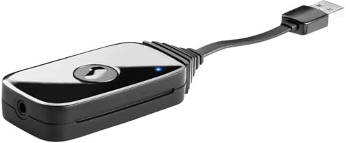 One for All for All Bluetooth Audio-Sender - Übertragung des Fernsehtons auf Bluetooth-Kopfhörer - USB-Speisung - schwarz - SV1770