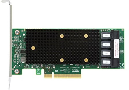 Lsi Logic 198692 Controller-Karte 05-50008-00 Tri-Mode-Speicheradapter, 16 Ports, 12 Gbit/s, SAS/SATA, PCI-Express3.1, Low Profile Retail