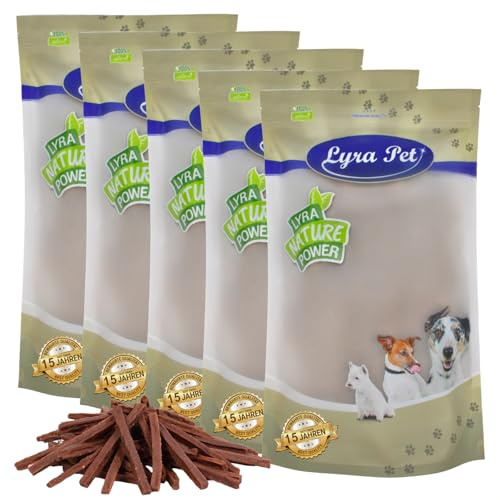 Lyra Pet® 5 kg Rinderdörrfleisch Sticks - Kausnack für Hunde | Leckerli für Hunde - Proteinreicher Kauartikel mit Rind - Idealer Belohnungs- und Trainingssnack - Gut verträglich