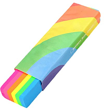 XINCHIA Rainbow Fan Brush Face Paint Stick Crayons Colors Face & Body Paints Rainbow Flag Face Paint Stick Fancy Dress for Lesbian Gay Pride Celebrations Makeup Party Birthday Festivals