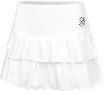 BIDI BADU Damen Crew Pleated Skort - White, Größe:XS