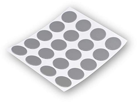15 x Self-Adhesive Cover Caps for Screws, Drill Holes and Small Marks - Universal Screw Cover (Grey, Diameter 20 mm)