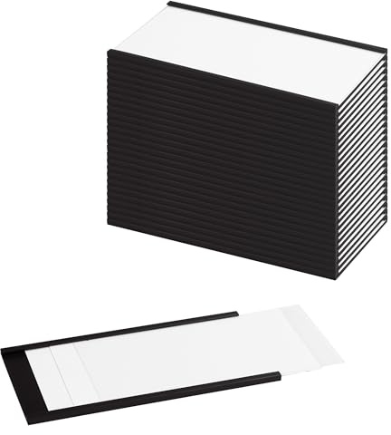 LLPT Etiquetas Magnéticas 26pcs 7CM x 13CM Soportes Magnéticos
