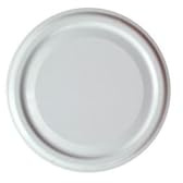 10 X JAM JAR CAP LIDS TWIST OFF - 63mm/ Normal & Deep. IDEAL FOR ANY TYPE OF PRESERVES,HONEY,JAM,MARMALADE,CHYTNEYS,THE LIDS ARE ACID PROOF. (White Plain)