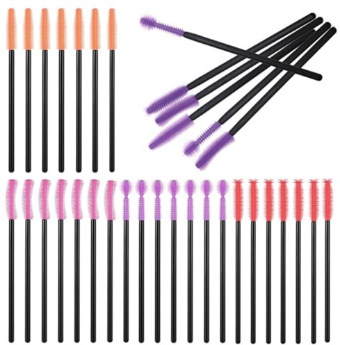 Sewing Machine Cleaning Brush, Wanfoou 28 Pcs Reusable Silicone Dense Hair Cleaning Brush Cleaning Cotton Swab Sewing Tools Multipurpose Cleaning Swab Sticks for Sewing Machine Corner Gap, 4 Styles