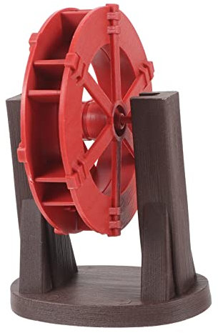 OFFSCH Mini Rueda De Agua Decorativa para Fuente De Jardín y Acuario Micro Rueda Ligera y Práctica para Bricolaje Accesorio Compacto para Estanques y Paisajes Zen